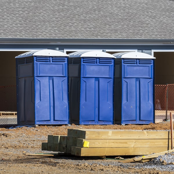 do you offer hand sanitizer dispensers inside the portable toilets in Warren New Hampshire